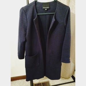 Harlowe and Graham Side Zipper Topper Jacket